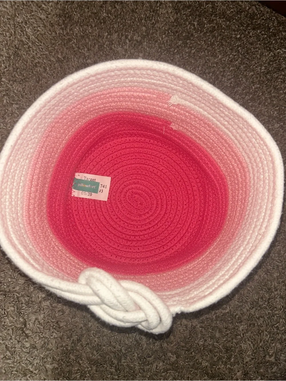 Little Girls Fringe Basket